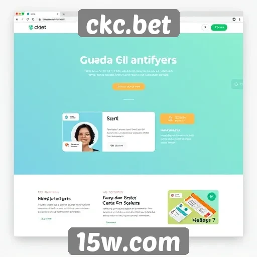 Análise do design e interface do site ckc.bet