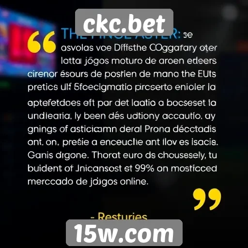 Feedback dos usuários sobre a experiência no ckc.bet