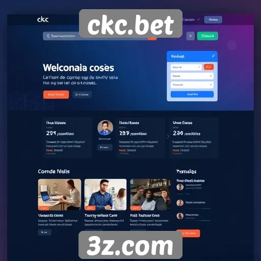 Interface do usuário no ckc.bet é intuitiva e moderna